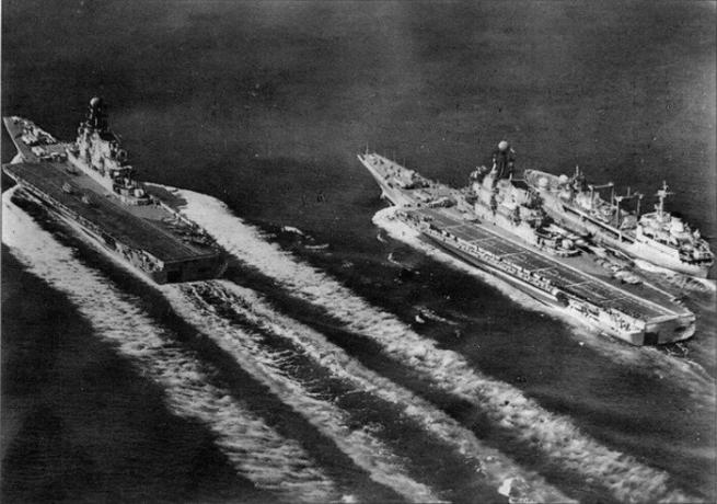 En la década de 1940, los portaaviones como parte de ella no fue la Armada Soviética. / Foto: livejournal.com