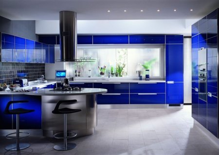 cocina azul