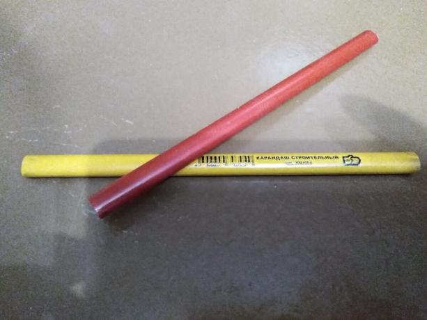lápices de construcción