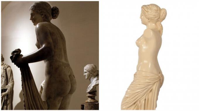 Afrodita de Cnido y la Venus de Milo: la envidia pop.