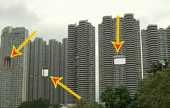 Rascacielos "fugas", o por qué en Hong Kong para construir un país de rascacielos