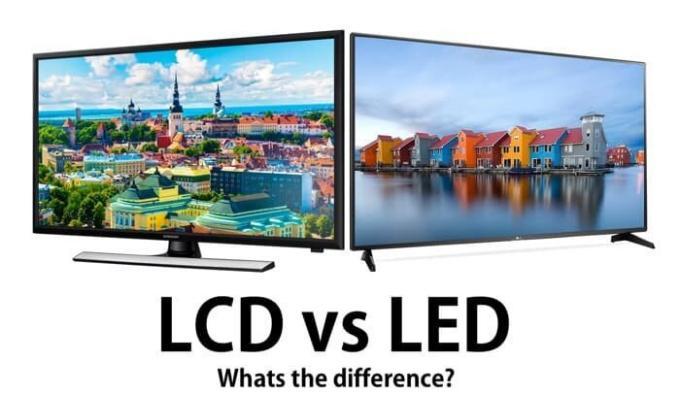 La diferente televisores LED y LCD?