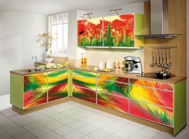 impresión fotográfica en fachadas de cocinas