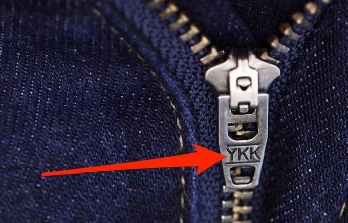 Lo que realmente quieren decir «YKK» letras en la cremallera? 