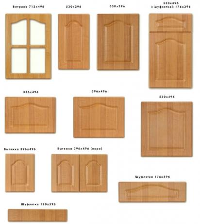 Tamaños de fachadas para la cocina: instrucciones de video de bricolaje para la instalación, cuáles son las dimensiones estándar, típicas, precio, foto