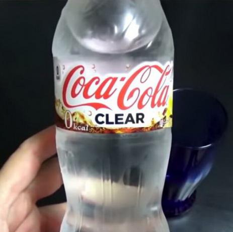 Transparente Coca-Cola.