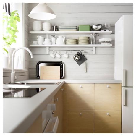 Gabinetes de cocina Ikea (36 fotos): instrucciones en video para instalar gabinetes de pared con sus propias manos, tamaños, precio, foto