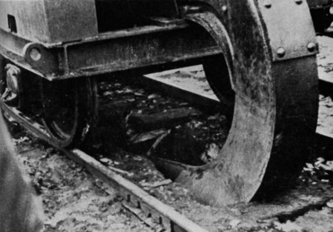 ¿Por qué la Segunda Guerra Mundial los alemanes estaban fijados a los trenes de grandes ganchos