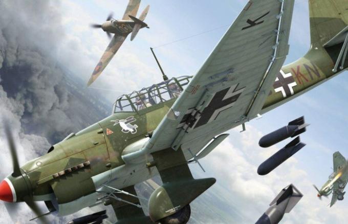 ¿Por Junkers Ju 87 no es el tren de aterrizaje retráctil durante el vuelo.