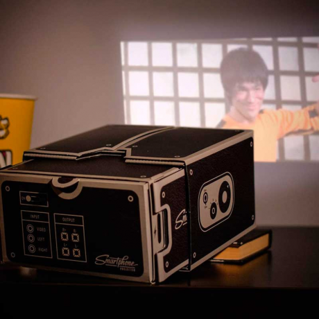 Proyector proyector Smartphone 2.0 le permite ver cómodamente películas en la pantalla grande
