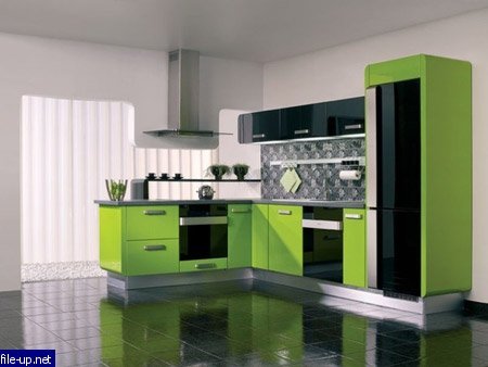 Diseño negro y verde