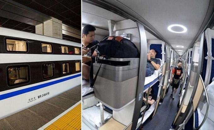 China ha puesto en marcha una secuencia de tren de la noche a larga distancia.