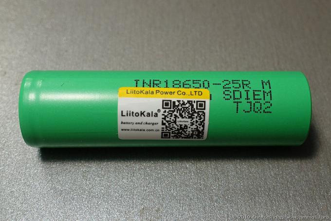 Baterías de alta corriente Liitokala INR1865025R 20A