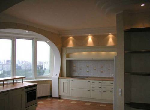 diseño de cocina de 9 metros cuadrados con balcón