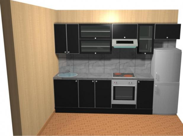 Muebles de cocina para una cocina pequeña (45 fotos): instrucciones de video de bricolaje para la instalación, el juego, el diseño, de Ikea, modular, de esquina, económico, precio, foto