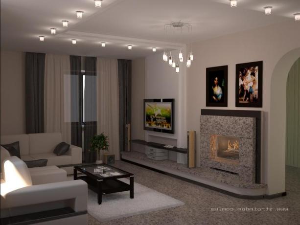 Diseño de cocina-sala de estar: instrucciones en video de bricolaje, características interiores de una habitación pequeña, estudio, con chimenea, precio, foto