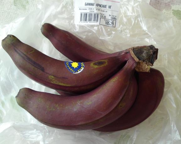 En los supermercados había plátanos rojos: lo saben? Comparto sus experiencias