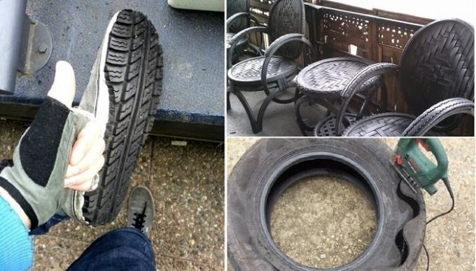  ¿Qué se puede hacer de neumáticos viejos.