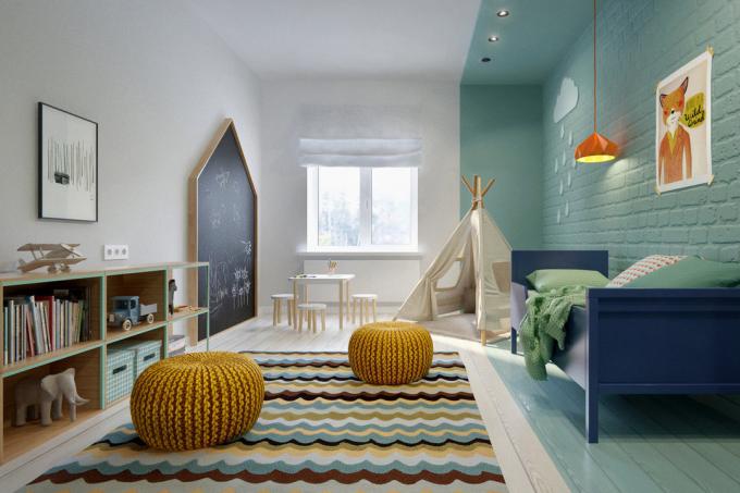 Pintar las paredes en un pequeño apartamento: 13 ideas de los diseñadores
