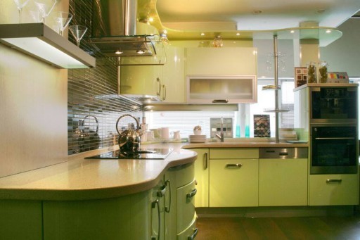 Cocina pistacho (57 fotos), sombra pistacho, color verde en el interior de la cocina, diseño de bricolaje: instrucciones, tutoriales de fotos y videos, precio