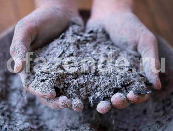 El uso de hollín de horno y fertilizantes locales