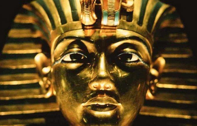 Máscara de Tutankamón.