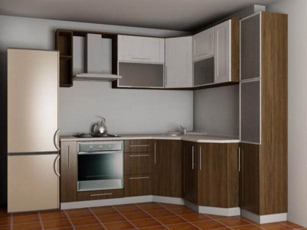 cocinas de esquina para apartamentos pequeños