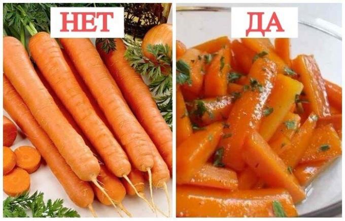 zanahorias hervidas son buenos prima.