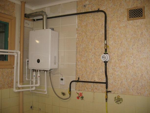Cómo ocultar un calentador de agua a gas en la cocina: instrucciones de video de bricolaje, precio, foto