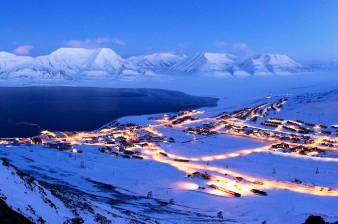 Arctic oasis de la ciudad de Longyearbyen (Noruega).