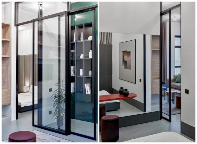 Apartamento 99 m² con sólo tres ventanas y un diseño personalizado