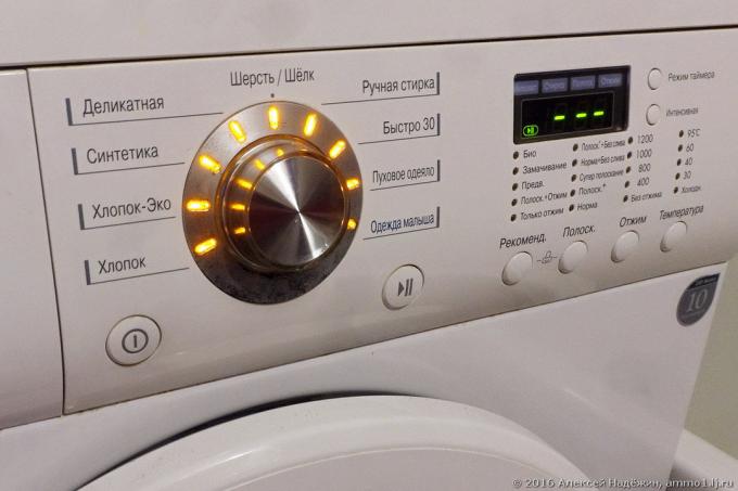 Como una lavadora pesa la ropa