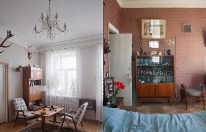 Apartamentos interiores soviéticas para los inquilinos cuyo tiempo se ha detenido hace medio siglo